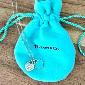 Tiffany & Co. Silver Double Heart Pendant